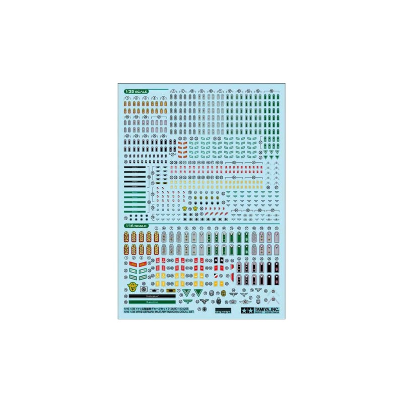 12625 - German WWII Military Insignia Decal Set (for 1/16 & 1/35)