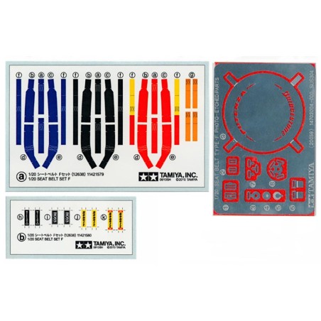 12638 - 1/20 Seat Belt Set F