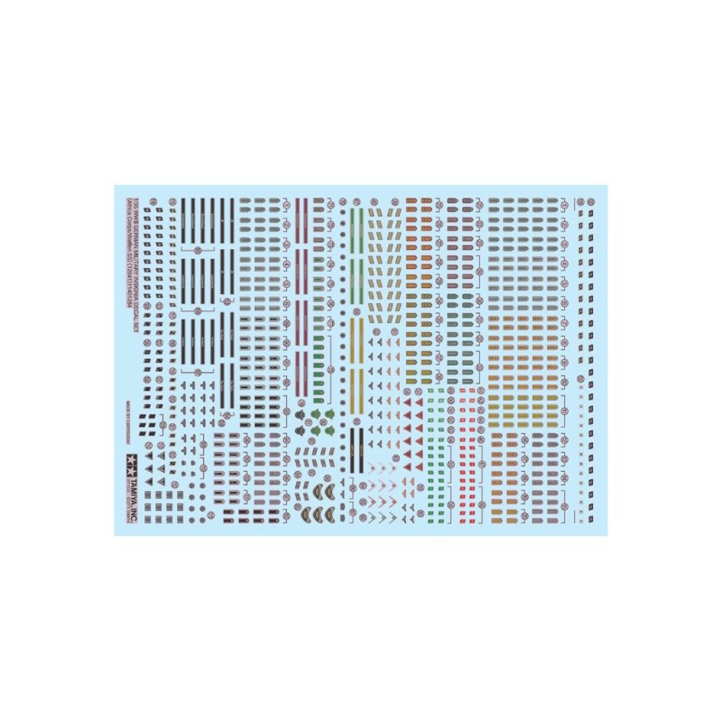 12641 - WWII German Military Insignia Decal Set (1/35 Africa Corps/Waffen SS)