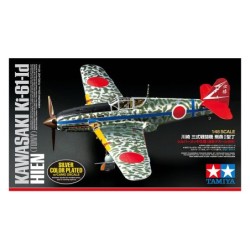 25424 - 1/48 Kawasaki Ki-61-Id Hien (Tony) Silver Colour Plated with Camo Decals