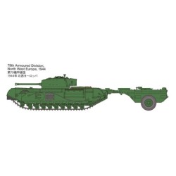 32594 - 1/48 British Churchill Mk.VII Crocodile Tank