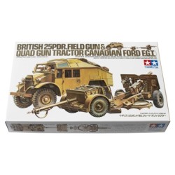 35044 - 1/35 British 25-pdr Field Gun & Quad Gun Tractor