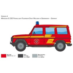 3663 - Mercedes G230 Fire Engine