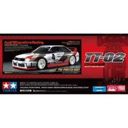 47511 - Audi 90 Quattro Racing with Painted Body (TT-02)