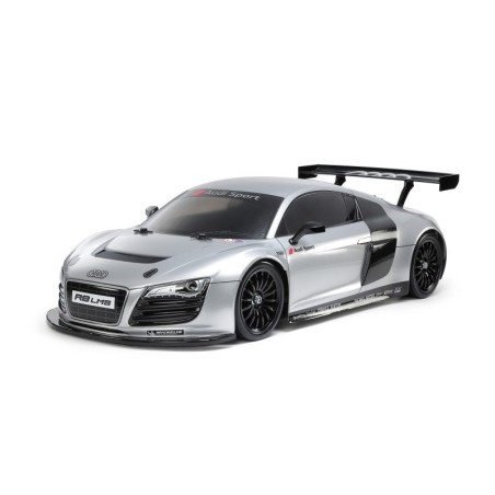 47517 - Audi R8 LMS 2008 with Silver Painted Body (TT-02)