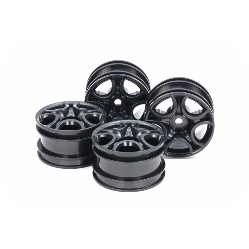 51659 - C Shaped 10 Spoke Wheel - Black X 4