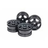 51659 - C Shaped 10 Spoke Wheel - Black X 4