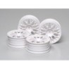53468 - M Narrow White Mesh Wheels X 2 Clr