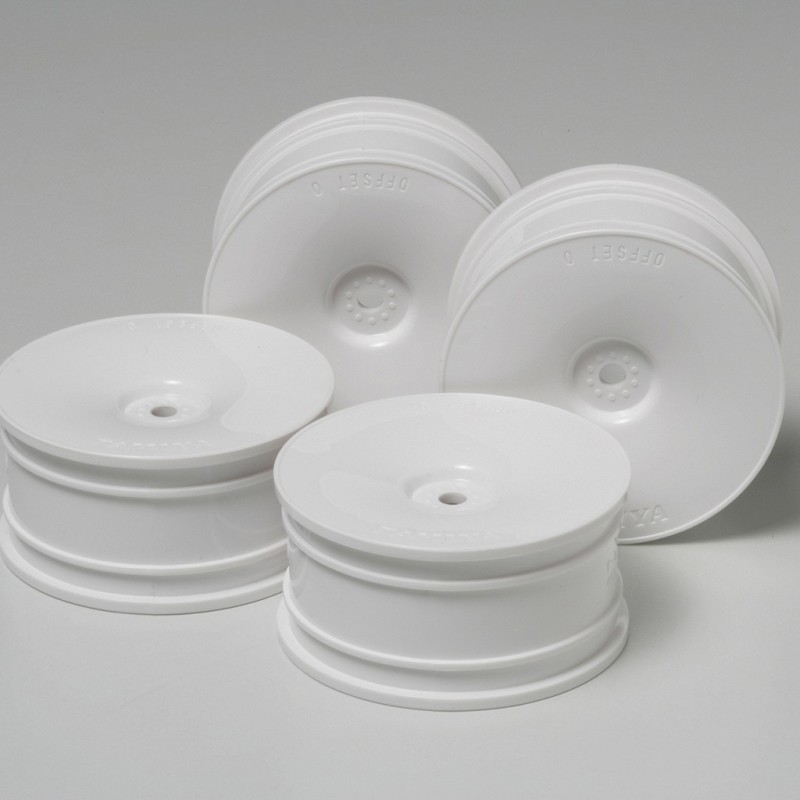 53914 - White Dish Wheel (26Mm/Offo) X 2
