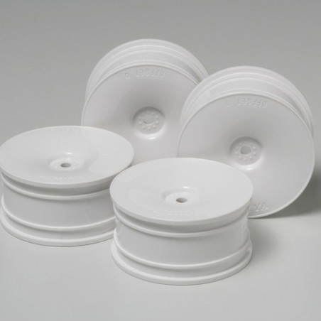 53914 - White Dish Wheel (26Mm/Offo) X 2