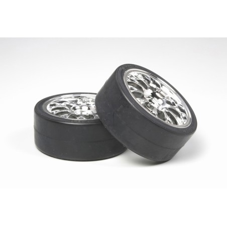 53959 - Plated Mesh Wheel W Drift Tyres 2