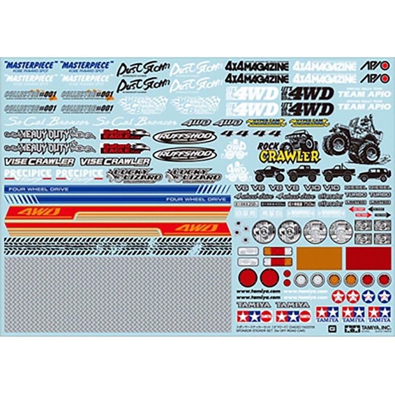 54630 - Off Road Car Sponsor Stickers