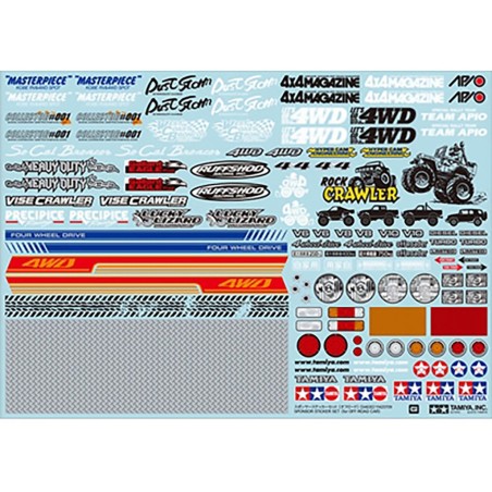 54630 - Off Road Car Sponsor Stickers