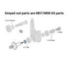 54996 - M Lw 1 Piece Aluminum Axle And Hub