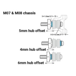 54996 - M Lw 1 Piece Aluminum Axle And Hub