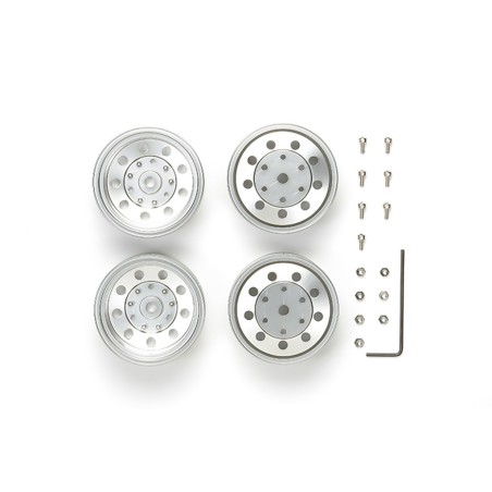 56518 - Plated Rear Wheels 22mm Matt (Four Wheels)