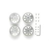 56518 - Plated Rear Wheels 22mm Matt (Four Wheels)