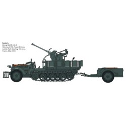 6395 - Sd.Kfz 10/4 with Flak 30 and Crew