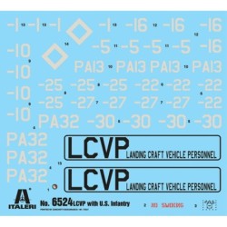 6524 - LCVP with U.S. Infantry D Day