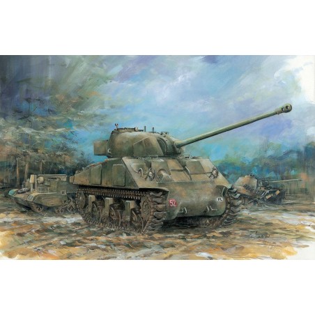 6568 - M4A1 Sherman with 7 U.S. Infantry Figures C