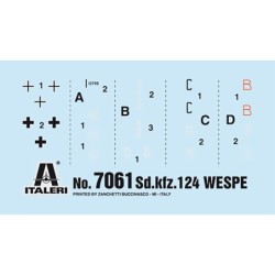 7061 - Sd Kfz 124 Wespe 10.5cm Leichte Feldhaubitze