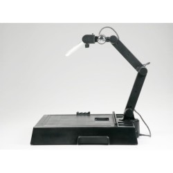 74064 - Work Stand with Magnifying Lens & LED Lights