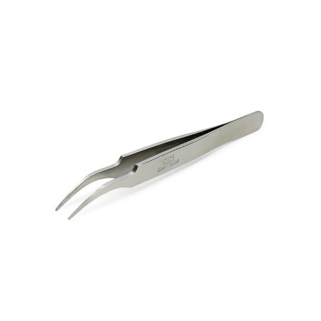 74108 - Hg Angled Tweezers Round Tip