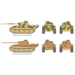7504 - Pzkpfw.V Panther (Set of 2 Fast Assembly Models)  C