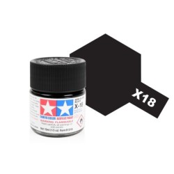 81518 - Acrylic Mini X-18 Semi Gloss Black