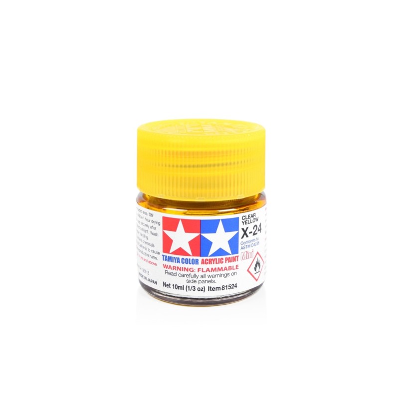 81524 - Acrylic Mini X-24 Clear Yellow
