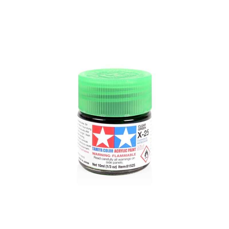 81525 - Acrylic Mini X-25 Clear Green