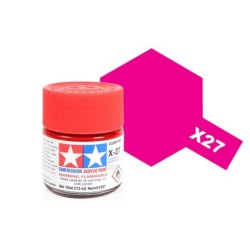 81527 - Acrylic Mini X-27 Clear Red