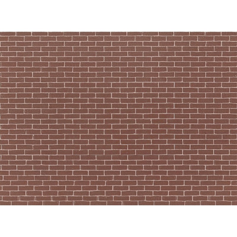 87168 - Diorama Material Sheet (Red Brickwork)