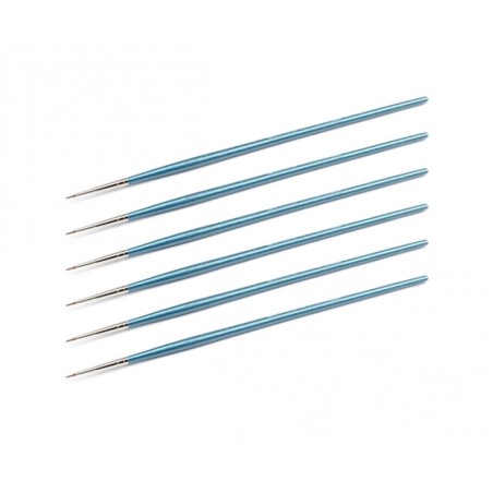 A51281 - 0/10 Synth Round Brush W Brown Tip