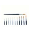 A51286 - 1 Synth Round Brush W Brown Tip