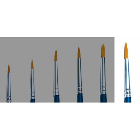 A52206 - 3 Brush Synthetic Round Single Pack