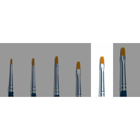 A52225 - 2 Brush Synthetic Flat Single Pack