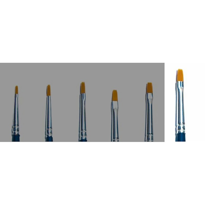 A52226 - 3 Brush Synthetic Flat Single Pack