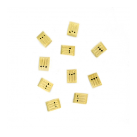 AL8532 - Triple Block Boxwood 7Mm (10U)