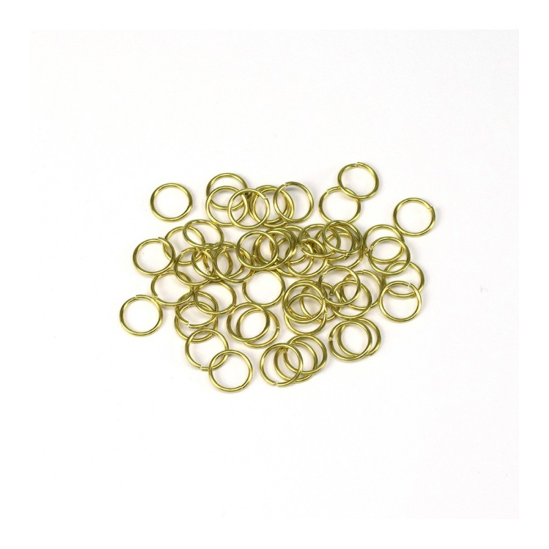 AL8623 - Brass Rings 8Mm (50U)