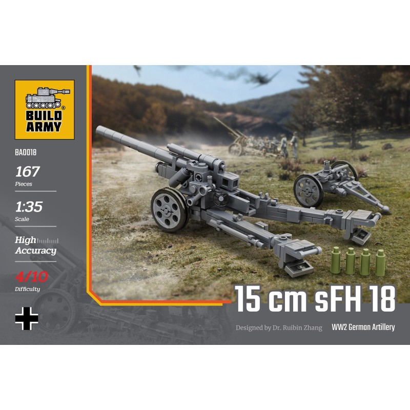 B0018 - German 15cm SFH 18 Artillery