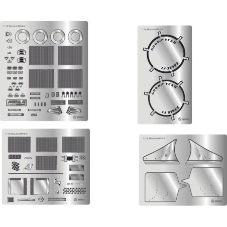 BX12002E - Detail Parts for 1/12 McLaren MP4/4