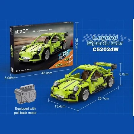 C52024W - 1:18 Legend Pull-Back Sports Car - 387 pcs