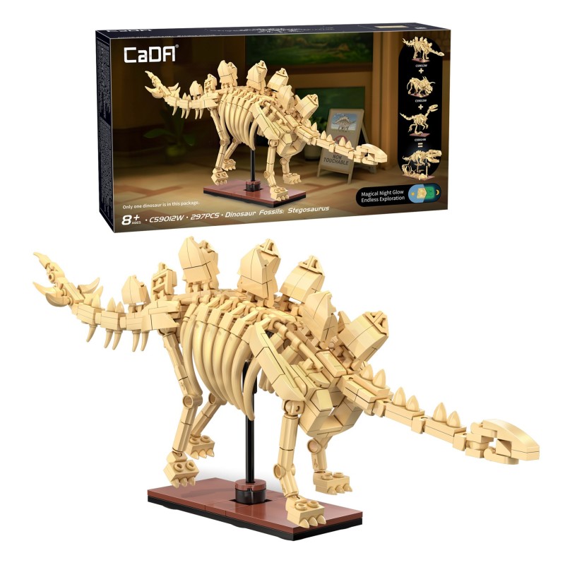C59012W - Dinosaur Fossils: Stegosaurus - 297 pcs