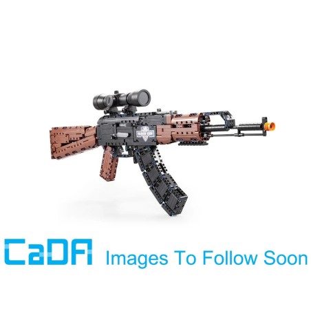 C61009W - AK-47 Assault Rifle Brick Model Gun - 738 pcs
