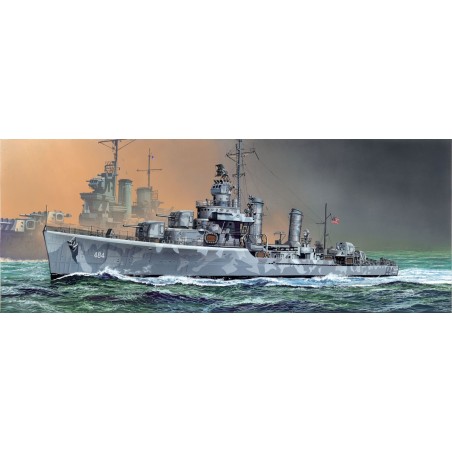 D1021 - U.S.S. Buchanan DD-484 Gleaves Class Destroyer 1942