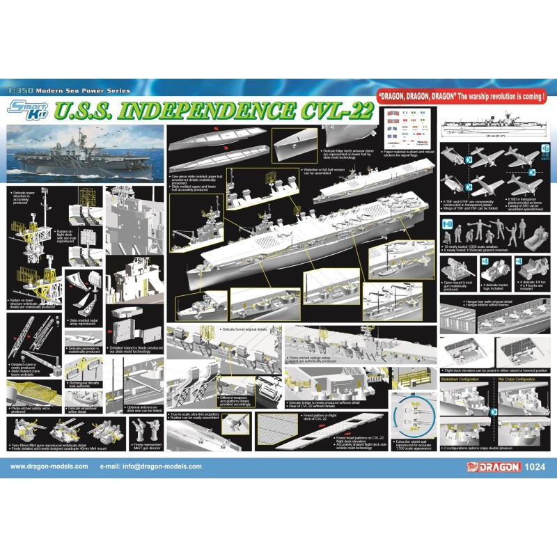 D1024 - 1/350 U.S.S. Independence CVL-22