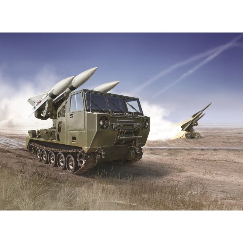 D3588 - 1/35 M727 MIM-23 Tracked Guilded Missile Carrier & MIM-23 HAWK M192 Anti-Aircraft Missile Launcher