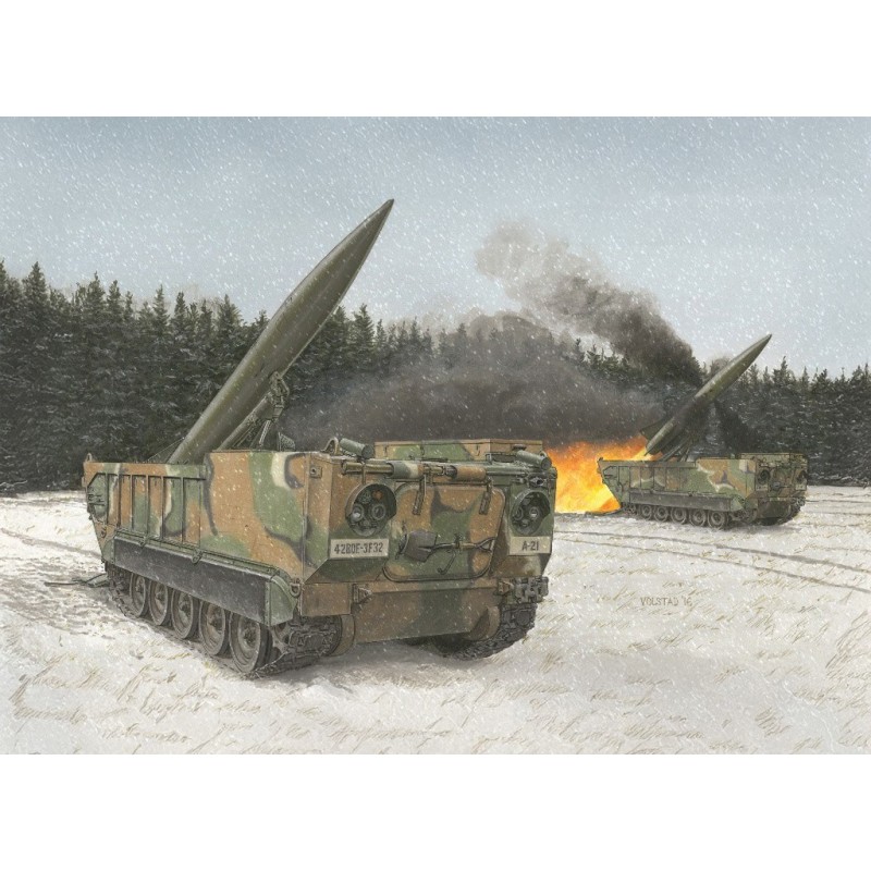 D3592 - 1/35 M752 Tactical Ballistic Missile Launcher & MGM-52 Lance Missile Launcher