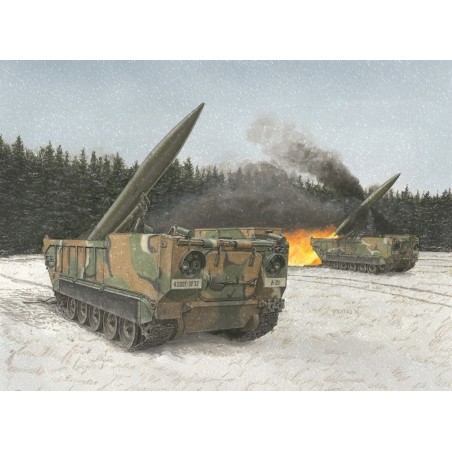 D3592 - 1/35 M752 Tactical Ballistic Missile Launcher & MGM-52 Lance Missile Launcher